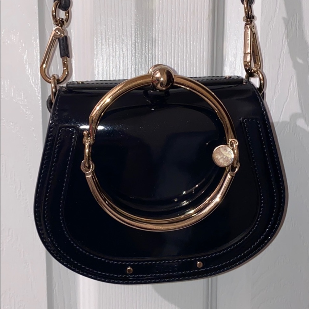 Patent leather Nile crossbody - Picture 3 of 8